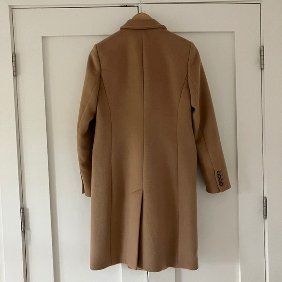 Michael Kors Camel Wool-Blend Jacket - Picture 2 of 11